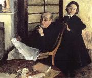 Edgar Degas, Henri de Gas et sa niece Lucy